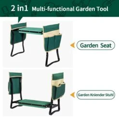Uten - Kniebankje Tuin - Knie Steun - Tuinkruk Inklapbaar - Kniesteun Tuinieren - Kniekussen - Tot 150 Kg - Groen -Tuingereedschap Serie Winkel 1200x1200 1278