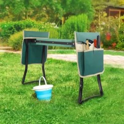 Uten - Kniebankje Tuin - Knie Steun - Tuinkruk Inklapbaar - Kniesteun Tuinieren - Kniekussen - Tot 150 Kg - Groen -Tuingereedschap Serie Winkel 1200x1200 1279