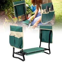 Uten - Kniebankje Tuin - Knie Steun - Tuinkruk Inklapbaar - Kniesteun Tuinieren - Kniekussen - Tot 150 Kg - Groen -Tuingereedschap Serie Winkel 1200x1200 1280