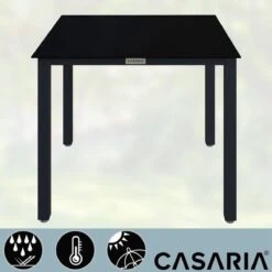 Casaria – Tuintafel – Aluminium – 90x90x75cm –Antraciet -Tuingereedschap Serie Winkel 1200x1200 1335