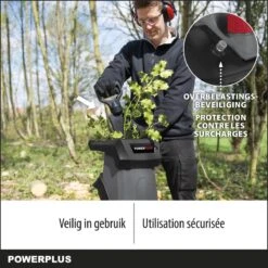 Powerplus POWEG5011 Elektrische Hakselaar Versnipperaar - 2400W - Max. Ø40mm - Incl. Duwstok, Wielen En 50L Opvangzak - Heggen, Bomen En Haag - Tuinonderhoud -Tuingereedschap Serie Winkel 1200x1200 137