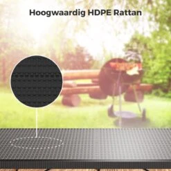 LifeGoods Klaptafel - Inklapbaar - 180 Cm - 6 Tot 8 Personen - Zwart -Tuingereedschap Serie Winkel 1200x1200 1385