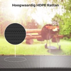 LifeGoods Klaptafel - Inklapbaar - 120 Cm - 4 Personen - Zwart -Tuingereedschap Serie Winkel 1200x1200 1402