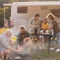 LifeGoods Klaptafel - Inklapbaar - 120 Cm - 4 Personen - Zwart -Tuingereedschap Serie Winkel 1200x1200 1403