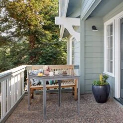 Relaxdays Tuintafel Vierkant - Grijze Buitentafel - Eettafel Tuin - Moderne Balkontafel -Tuingereedschap Serie Winkel 1200x1200 1428