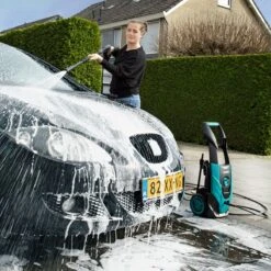 VONROC Hogedrukreiniger V18-2 1800W – 140 Bar – 420 L/h – Incl. 8m Slang, Geïntegreerde Reinigingsmiddelen Tank, Terrasreiniger, Spuitstukken En Accessoires -Tuingereedschap Serie Winkel 1200x1200 143