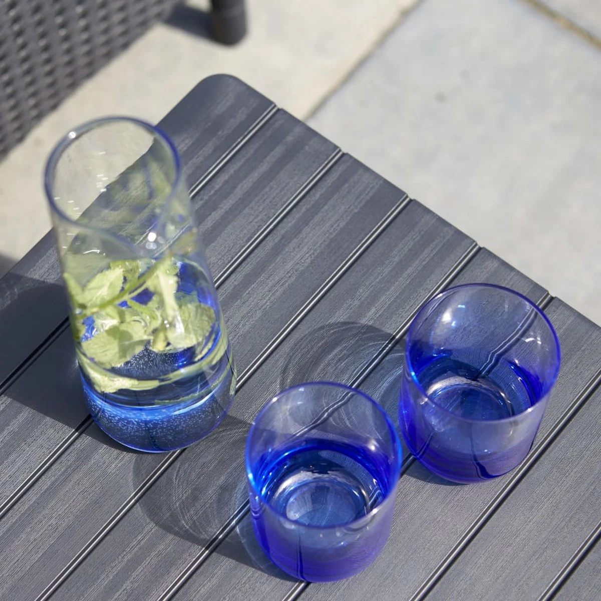 Allibert Lyon Tuintafel - 116x71,5x66/40 Cm - Grafiet 10 Allibert Lyon Tuintafel - 116x71,5x66/40 Cm - Grafiet - Afbeelding 8