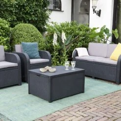 Allibert Arica Tuintafel - 79x59,5x42 Cm - Grafiet -Tuingereedschap Serie Winkel 1200x1200 1446