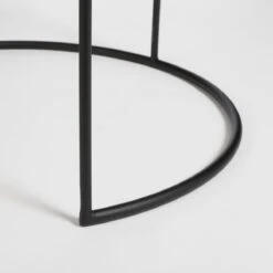 Mica Decorations Leandro Bijzettafel - Set Van 2 - H45 X Ø45 Cm - Zwart -Tuingereedschap Serie Winkel 1200x1200 1449