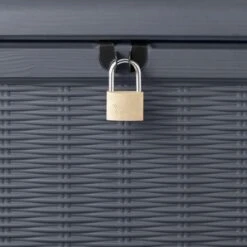 Keter - Borneo Opbergbox - 416 Liter - 129.5 X 62.5 X 70 Cm - Antraciet -Tuingereedschap Serie Winkel 1200x1200 1521