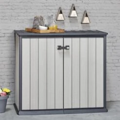 Keter Patio Store Opbergkast - 139,5x77x120cm - Grijs -Tuingereedschap Serie Winkel 1200x1200 1529