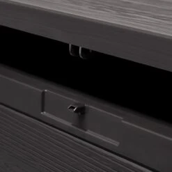 Merkloos Woody Tuin Opbergbox - 324 Liter 45x120x60 Cm - Tuinkussenbox - Antraciet/bruin -Tuingereedschap Serie Winkel 1200x1200 1541