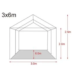 MaxxGarden Partytent - Paviljoen - 3x6m - Incl. Zijwanden - Waterdicht - Wit 13 MaxxGarden Partytent - Paviljoen - 3x6m - Incl. Zijwanden - Waterdicht - Wit -Tuingereedschap Serie Winkel 1200x1200 1569