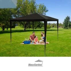 MaxxGarden Partytent - Paviljoen - 3x3 - Waterdicht - Zwart -Tuingereedschap Serie Winkel 1200x1200 1614