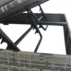 Prolenta Premium - Loungebed Met Parasol Poly Rattan Grijs -Tuingereedschap Serie Winkel 1200x1200 1691