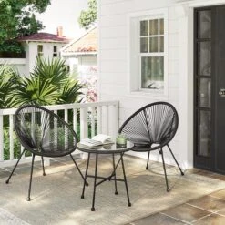 Songmics Balkonmeubilair, Tuinmeubelset, Set Van 3, Zitgroep, Terrasmeubilair, Glazen Tafelblad, 2 Stoelen, Voor Binnen En Buiten, Voor Patio, Tuin, Balkon, Buiten, Zwart GGF013B02 14 Songmics Balkonmeubilair, Tuinmeubelset, Set Van 3, Zitgroep, Terrasmeubilair, Glazen Tafelblad, 2 Stoelen, Voor Binnen En Buiten, Voor Patio, Tuin, Balkon, Buiten, Zwart GGF013B02 -Tuingereedschap Serie Winkel 1200x1200 1705