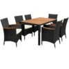 Deuba Polyrattan Tuinset Verona - 6 Stoelen + 1 Tafel Zwart -Tuingereedschap Serie Winkel 1200x1200 1720
