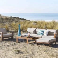 Alice's Garden Loungeset Mendoza - Acacia - 5 Plaatsen - Beige -Tuingereedschap Serie Winkel 1200x1200 1826