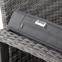 Casaria Polyrattan Loungeset – 2 Stoelen 1 Bank 1 Tafel - Antraciet -Tuingereedschap Serie Winkel 1200x1200 1834