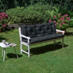 Beautissu Tuinbank Kussen Flair BR - Kussens Voor Tuinmeubelen 120 X 50 X 50 Cm Grafiet Grijs - Zitkussen En Rugkussen -Tuingereedschap Serie Winkel 1200x1200 1904