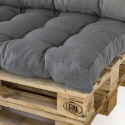 2L Home & Garden Rugkussen Metro Grijs - 60 X 40cm -Tuingereedschap Serie Winkel 1200x1200 1934