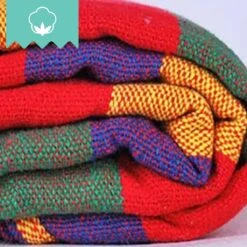 Dubbele Hangmat Rood - 1 Of 2 Persoons - Lig Oppervlak 190x150cm - Lengte 260cm -Tuingereedschap Serie Winkel 1200x1200 1977