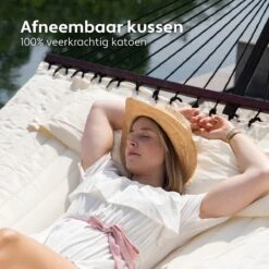 Vita5 Hangmat Met Standaard En Spreidstok – 2 Persoons – Incl. Bekerhouder - Afneembaar Kussen – Uv-bestendig – Beige 18 Vita5 Hangmat Met Standaard En Spreidstok – 2 Persoons – Incl. Bekerhouder - Afneembaar Kussen – Uv-bestendig – Beige -Tuingereedschap Serie Winkel 1200x1200 1991