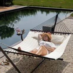 Vita5 Hangmat Met Standaard En Spreidstok – 2 Persoons – Incl. Bekerhouder - Afneembaar Kussen – Uv-bestendig – Beige 25 Vita5 Hangmat Met Standaard En Spreidstok – 2 Persoons – Incl. Bekerhouder - Afneembaar Kussen – Uv-bestendig – Beige -Tuingereedschap Serie Winkel 1200x1200 1996