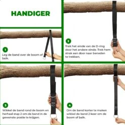 4House Ophang Koord Voor Hangmat, Hangstoel / Schommel - Hangmat Bevestigingsset Inclusief Haken - Karabijnhaak - Hangmat Standaard -Schommelophangset - Hangmat Ophangsysteem -150cm - Tot 1000kg - Boomvriendelijke Hangmat Ophangset - Set Van 2Stuks -Tuingereedschap Serie Winkel 1200x1200 2016