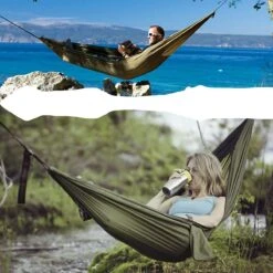 IBright Hangmat XXL - Complete Set – Incl. Karabijnhaken En Riemen - Tot 200 Kg - 270x140cm - Leger Groen -Tuingereedschap Serie Winkel 1200x1200 2020