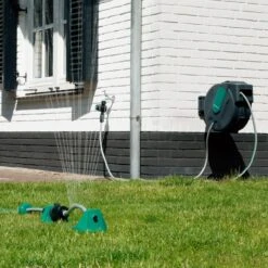 VONROC Automatische Slanghaspel – Incl. 25m Tuinslang, Aansluitslang, Spuitstuk, Koppelingen & Kraanaansluiting -Tuingereedschap Serie Winkel 1200x1200 2179