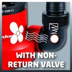 Einhell Dompelpomp GC-SP 3580 LL (350 W - 8000 L/h - 1 Mm Restwater - Traploos Instelbare Vlotterschakelaar - GeÃ¯ntegreerd Terugslagventiel - Draaghandvat - Kabelopwikkeling - Mechanische Afdichting) -Tuingereedschap Serie Winkel 1200x1200 2195