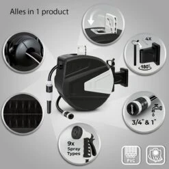 Sens Design Slanghaspel - Tuinslang Haspel - Automatisch - Zwart - 30m 15 Sens Design Slanghaspel - Tuinslang Haspel - Automatisch - Zwart - 30m -Tuingereedschap Serie Winkel 1200x1200 2321