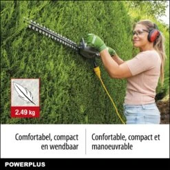 Powerplus POWEG40100 Elektrische Heggenschaar - 550W - Snoeien En Knippen - Zwaardlengte 560mm - Mesafstand 16mm - Haagschaar Voor Tuinonderhoud -Tuingereedschap Serie Winkel 1200x1200 234