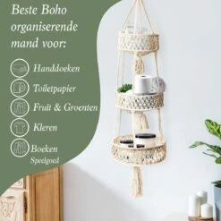 Macramé 3-Laags Hangende Fruitmand - Bohemian Mand Plantenhanger - Handgemaakt Katoen Touw Fruitschaal Hangmand - Boho Ophangbaar Etagere - Decoratieve Fruit Schaal/Basket - Opbergmand Organizer - Keuken/Balkon Decoratie - Hangpot Voor Binnen/Buiten 11 Macramé 3-Laags Hangende Fruitmand - Bohemian Mand Plantenhanger - Handgemaakt Katoen Touw Fruitschaal Hangmand - Boho Ophangbaar Etagere - Decoratieve Fruit Schaal/Basket - Opbergmand Organizer - Keuken/Balkon Decoratie - Hangpot Voor Binnen/Buiten -Tuingereedschap Serie Winkel 1200x1200 2597