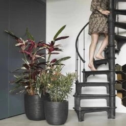 Capi Europe - Bloempot Bol Rib NL - 35x34 - Zwart - Voor Binnen En Buiten - KBLR932 -Tuingereedschap Serie Winkel 1200x1200 2606