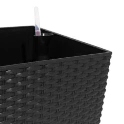 Prosperplast Kunststof Rato Plantenbak Op Poten Met Irrigatiesysteem Antraciet 80 X 33 X 62 Cm - 72 Liter - Balkonbakken/bloembakken -Tuingereedschap Serie Winkel 1200x1200 2665