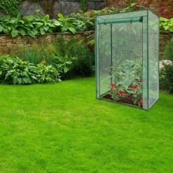 Relaxdays Kweekkas Tomaten - Folie Tuinkas - Tomatenhuis - Foliekas - Broeikas Kunststof - PE -Tuingereedschap Serie Winkel 1200x1200 2700