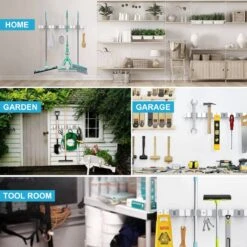 BOTC Bezemhouder - 5 Houders 6 Haken Bezem Ophangsysteem - Zeflklevend - Opbergsysteem - Ophanghaken - Tuingereedschap - Gereedschap Opbergen 11 BOTC Bezemhouder - 5 Houders 6 Haken Bezem Ophangsysteem - Zeflklevend - Opbergsysteem - Ophanghaken - Tuingereedschap - Gereedschap Opbergen -Tuingereedschap Serie Winkel 1200x1200 401