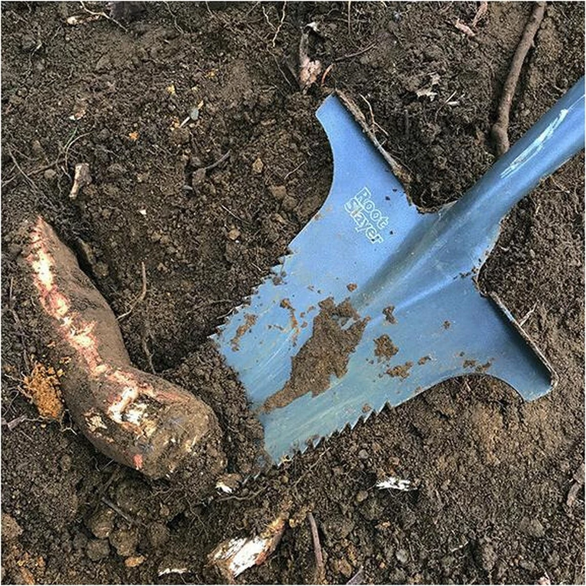 Root Slayer, Massieve Tuinschep Met Vlijmscherp Blad- Tuingereedschap, Tuinschop, Bats, Spade, Schep, Schop, 6 Root Slayer, Massieve Tuinschep Met Vlijmscherp Blad- Tuingereedschap, Tuinschop, Bats, Spade, Schep, Schop, - Afbeelding 4