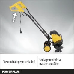Powerplus POWXG72010 Tuinfrees - 1500W - Werkbreedte 450mm - Werkdiepte Max. 220mm - Incl. 6 Messen En Wielen -Tuingereedschap Serie Winkel 1200x1200 443