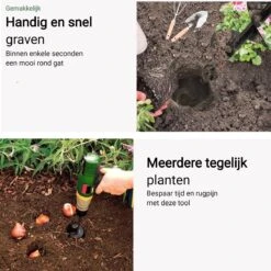 MaatWorkz - Grondboor - 25 CM - Boormachine - Bollenplanter - Moestuin - Palenboor - Boor - Tuin 15 MaatWorkz - Grondboor - 25 CM - Boormachine - Bollenplanter - Moestuin - Palenboor - Boor - Tuin -Tuingereedschap Serie Winkel 1200x1200 480