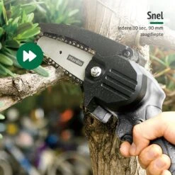 Mardin Mini Kettingzaag - Snoeizaag - Kettingzaag - Kettingzaag Electrisch Met 2 Accu - Inclusief Koffer - 1 Extra Accu - Grijs -Tuingereedschap Serie Winkel 1200x1200 502