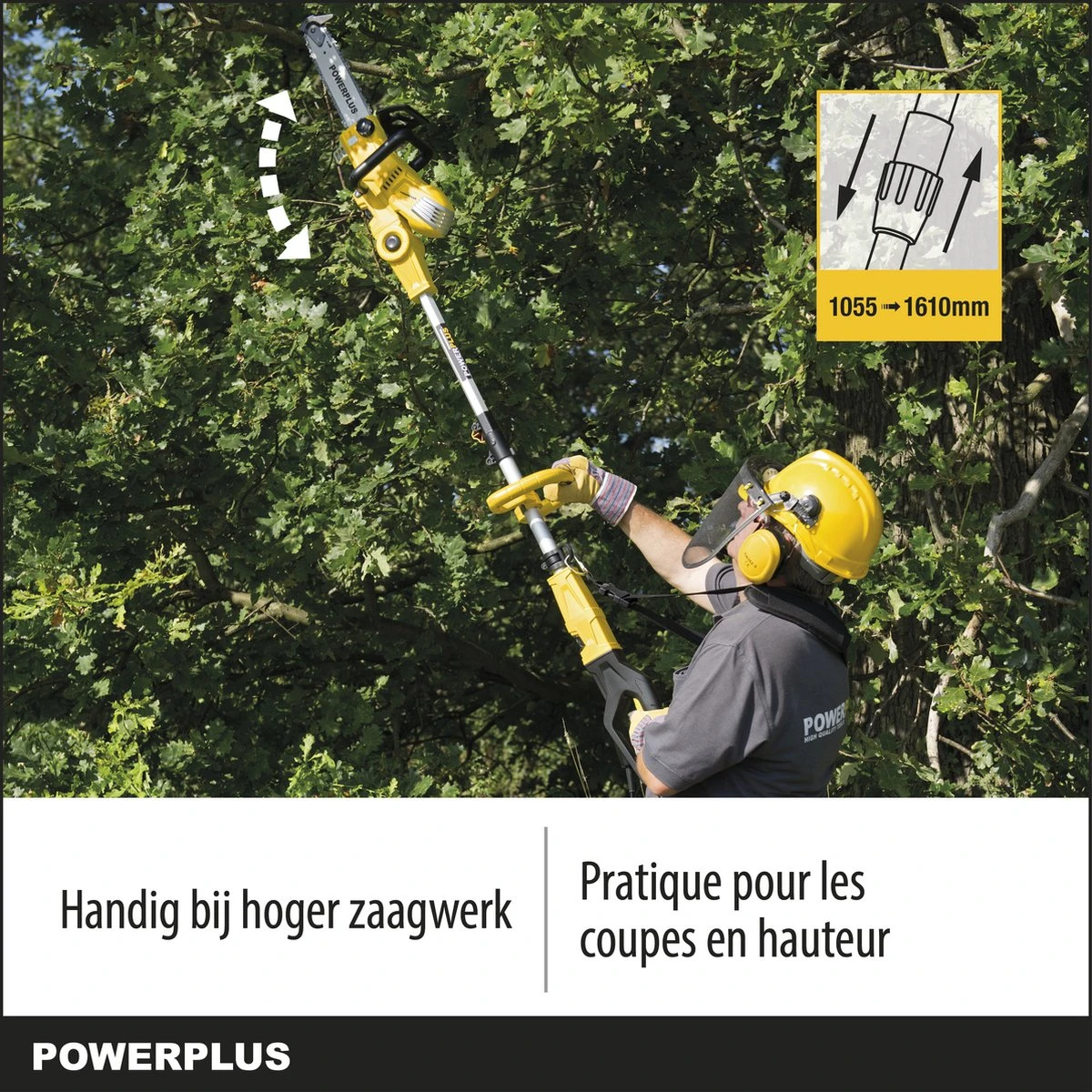 Powerplus POWXG1032 Elektrische Kettingzaag - 900W - Zwaardlengte 300mm - Automatische Kettingsmering - Incl. 1x Ketting En 1x Zwaard 5 Powerplus POWXG1032 Elektrische Kettingzaag - 900W - Zwaardlengte 300mm - Automatische Kettingsmering - Incl. 1x Ketting En 1x Zwaard - Afbeelding 3