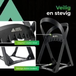 Lighted Lifestyle™| Houtklover Voor Aanmaakhout Incl. Kloofhamer - Houtsplijter - Houtkliever - Snel Haardhout - Gietijzer - Incl. Schroeven -Tuingereedschap Serie Winkel 1200x1200 555