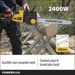 Powerplus POWXG1009 Elektrische Kettingzaag - 2400W - Zwaardlengte 400mm - Automatische Kettingsmering - Incl. 1x Ketting En 1x Zwaard -Tuingereedschap Serie Winkel 1200x1200 563