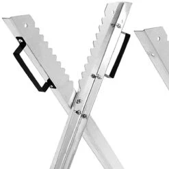 Merkloos Monzana Zaagbok - Metaal Opvouwbaar 83x81x88cm - Zilver -Tuingereedschap Serie Winkel 1200x1200 571