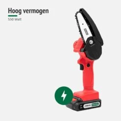 Mardin Mini Kettingzaag - Snoeizaag - Kettingzaag - Kettingzaag Electrisch Met 2 Accu - Inclusief Koffer - 1 Extra Accu - Rood -Tuingereedschap Serie Winkel 1200x1200 595