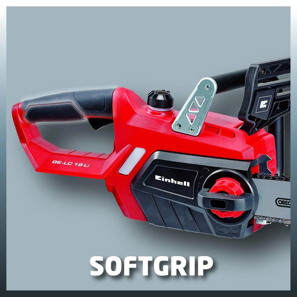 Einhell Accu Kettingzaag GE-LC 18 Li-Solo Power X-Change (Li-Ion, 18 V, 25 Cm Zwaardlengte, 23 Cm Snijlengte, Terugslagbescherming, Kettingvangbout, Zonder Accu En Lader) 11 Einhell Accu Kettingzaag GE-LC 18 Li-Solo Power X-Change (Li-Ion, 18 V, 25 Cm Zwaardlengte, 23 Cm Snijlengte, Terugslagbescherming, Kettingvangbout, Zonder Accu En Lader) - Afbeelding 9