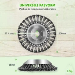 Merkloos SlimShop Onkruidborstel - Bosmaaier Grastrimmer - Onkruid - Onkruidkrabber - Voegenborstel - Onkruidverwijderaar - Max 10.000 Toerental P/m - 20CM 19 Merkloos SlimShop Onkruidborstel - Bosmaaier Grastrimmer - Onkruid - Onkruidkrabber - Voegenborstel - Onkruidverwijderaar - Max 10.000 Toerental P/m - 20CM -Tuingereedschap Serie Winkel 1200x1200 745